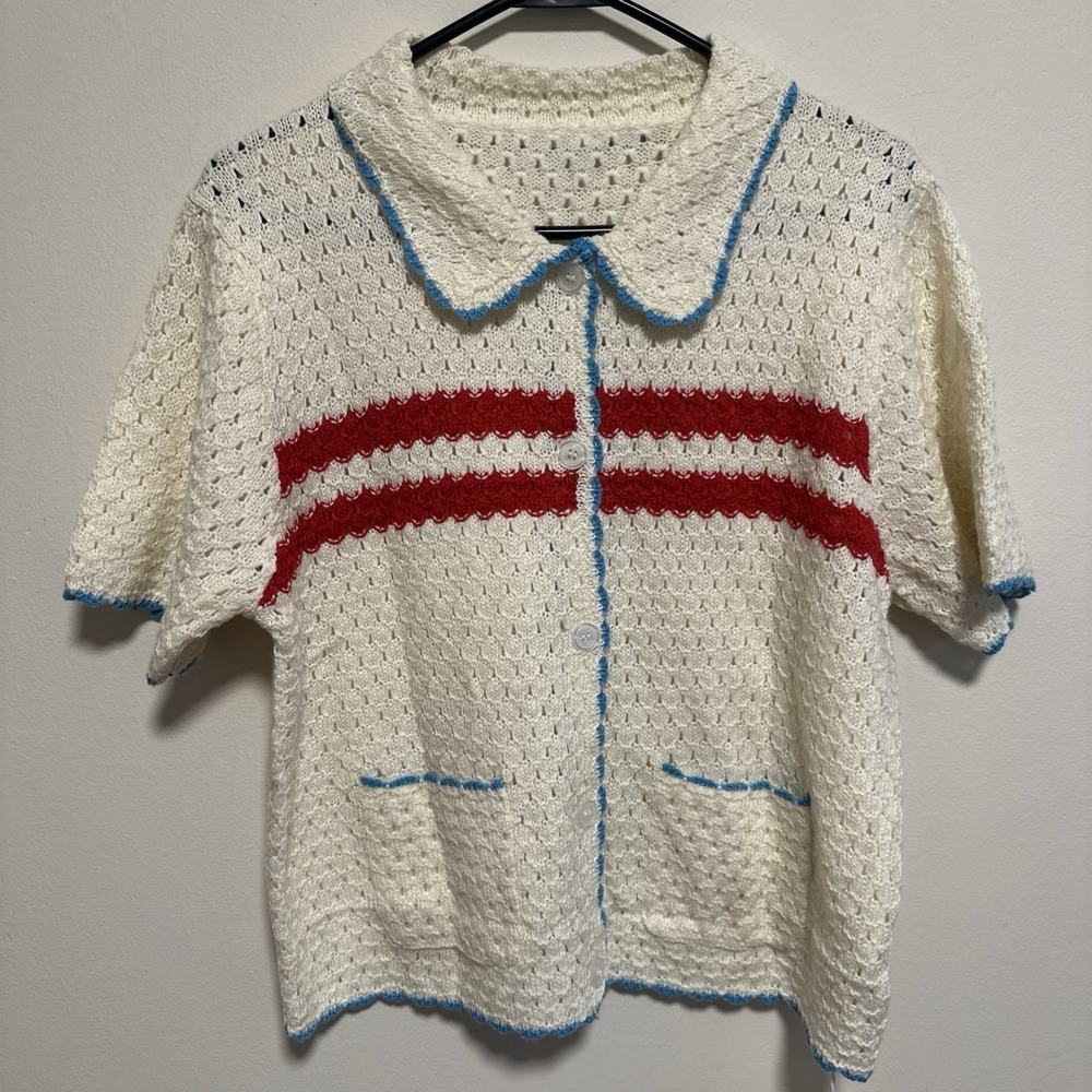 Target Women's Imily Bela Crochet Top NWT Sz Medium Red